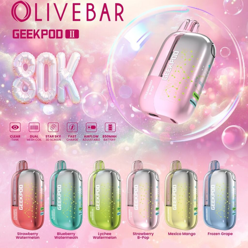 Olivebar Geekpod 2 Vape- 80000 Puffs