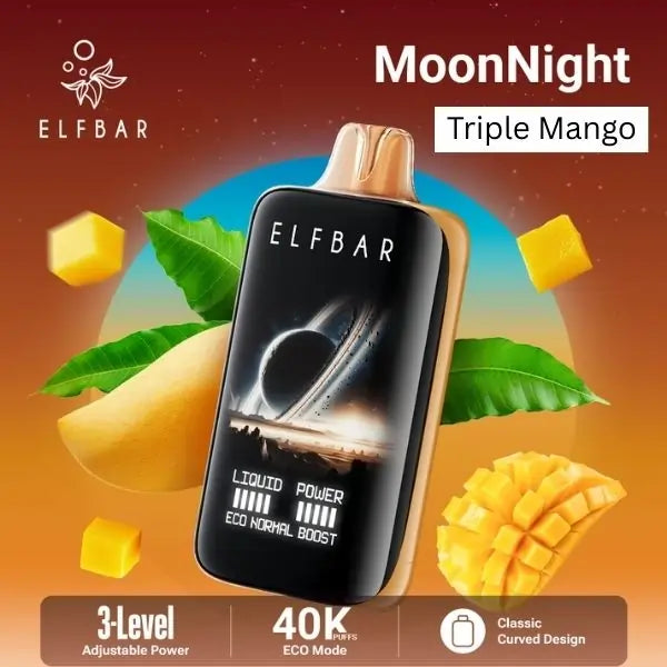 Elfbar Moonnight 40k- Triple mango