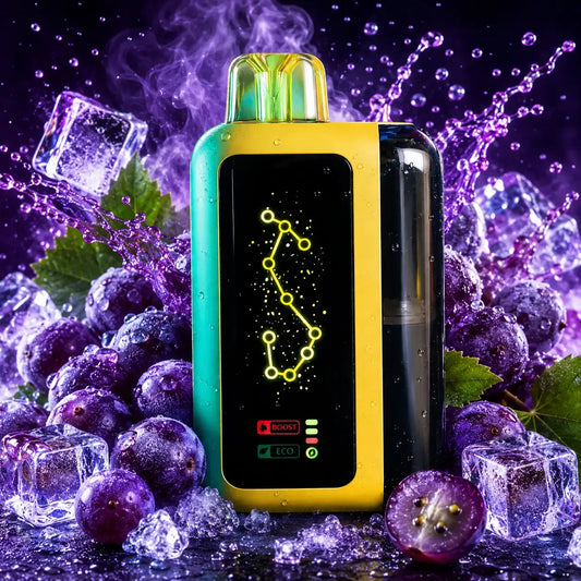 Olivebar geek clear 80k puffs vape - frozen grape