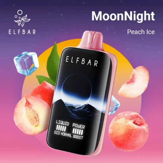buy elfbar moonnight vape at cheapest price - peach ice