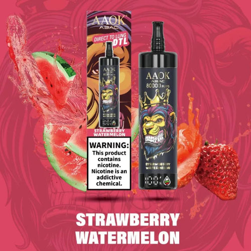 AAOK AK80000 Disposable vape on Sale | Strawberry Watermelon