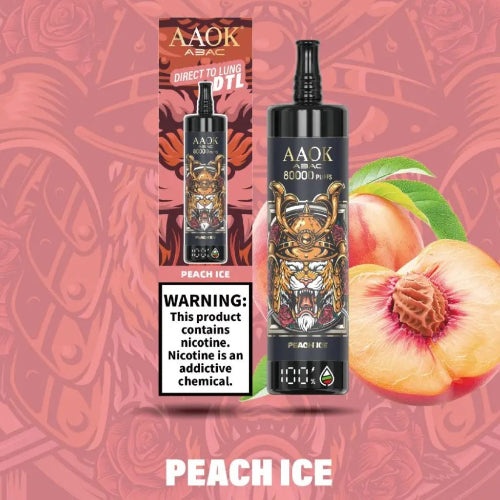 AAOK AK 80000 Vape Peach Ice 