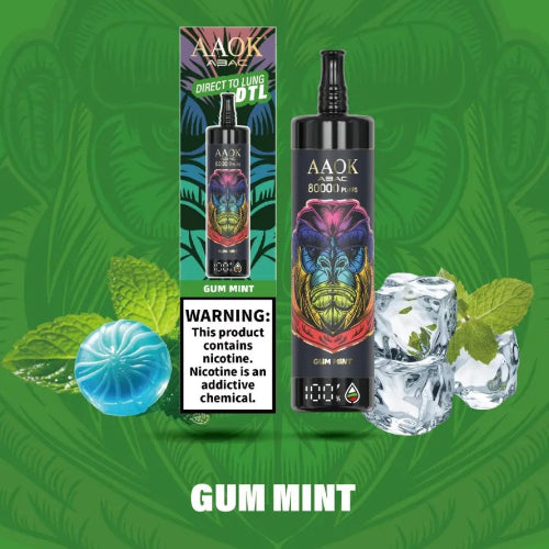 AAOK AK 80000 Puffs - Gum Mint 