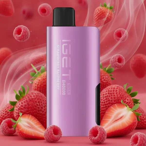 iget soul 40k puffs vape - strawberry raspberry