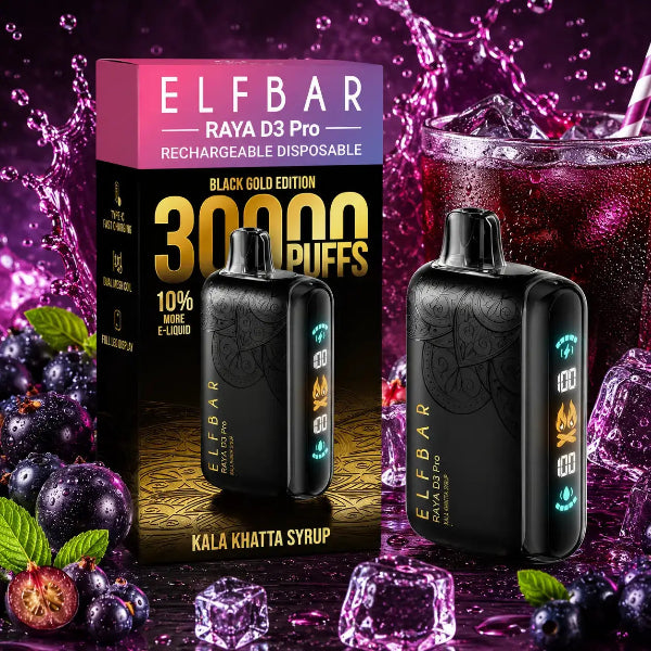 Elf Bar Raya D3 Pro Vape Pod - Kala Khatta Syrup