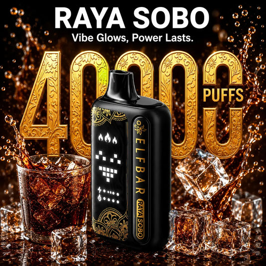 Elf Bar Raya Sobo 40000 Puffs Vape - Cola ice