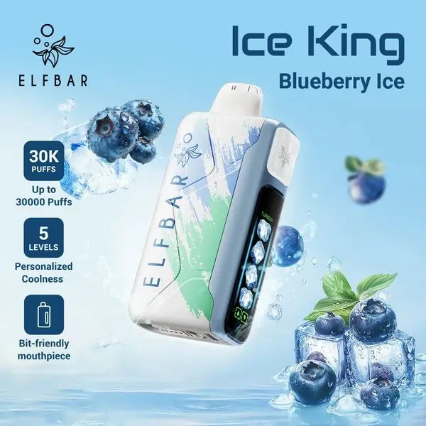 Elf Bar Ice King 30k- Blueberry Ice 
