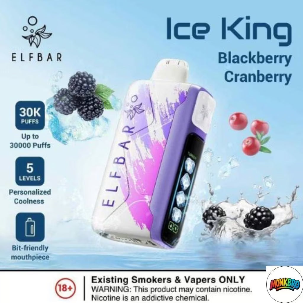 Elf Bar Ice King 30k- Blackberry Cranberry