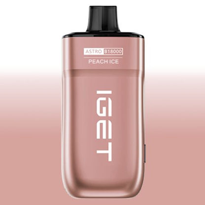 IGET Astro B18000 Puffs- Peach ice