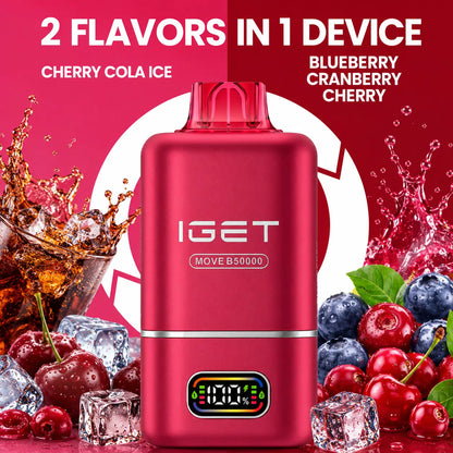 IGet Move B50000 - Cherry Cola ICe+ Blueberry Cranberry