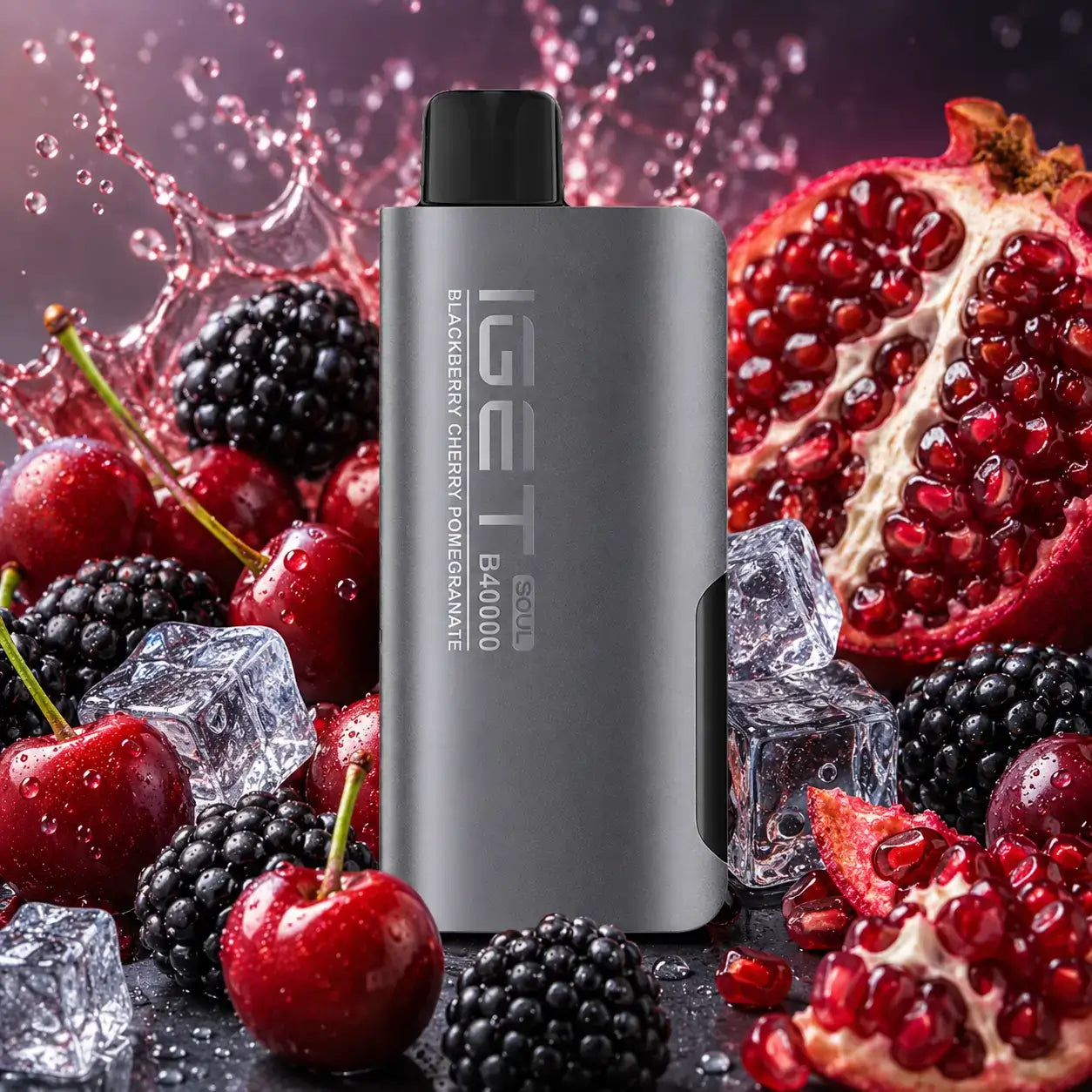 iget soul B40000 vape - blackberry cherry pomegranate