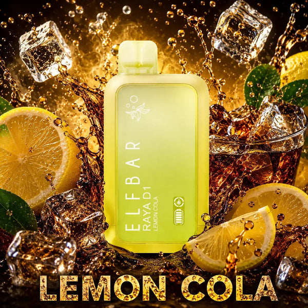 Elfbar raya d1 vape - lemon cola