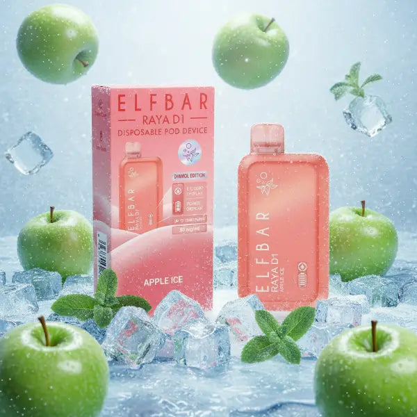 elfbar raya d1 vape - apple ice