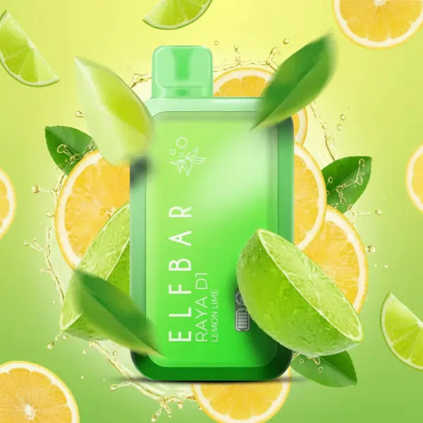 elfbar raya d1 vape - lemon lime
