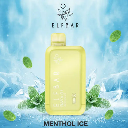 elfbar raya d1 vape - menthol ice