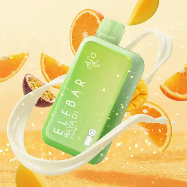 elfbar raya d1 vape - solero flavor