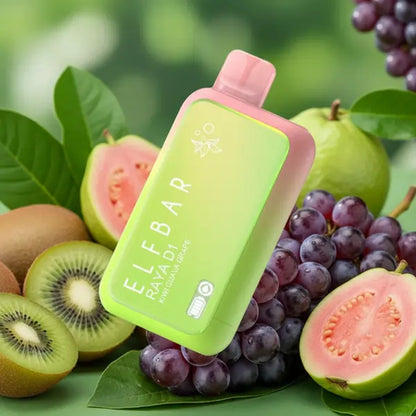 elfbar raya d1 vape - kiwi guava grape