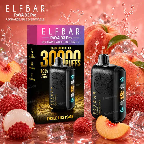 Elfbar Raya D3 Pro - Lychee Juicy Peach Flavor